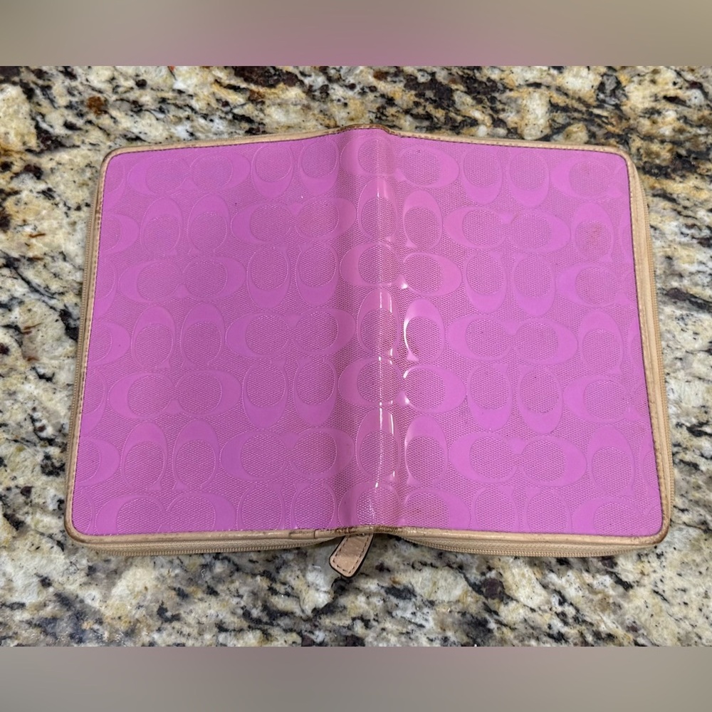 Purple Coach Tablet Case